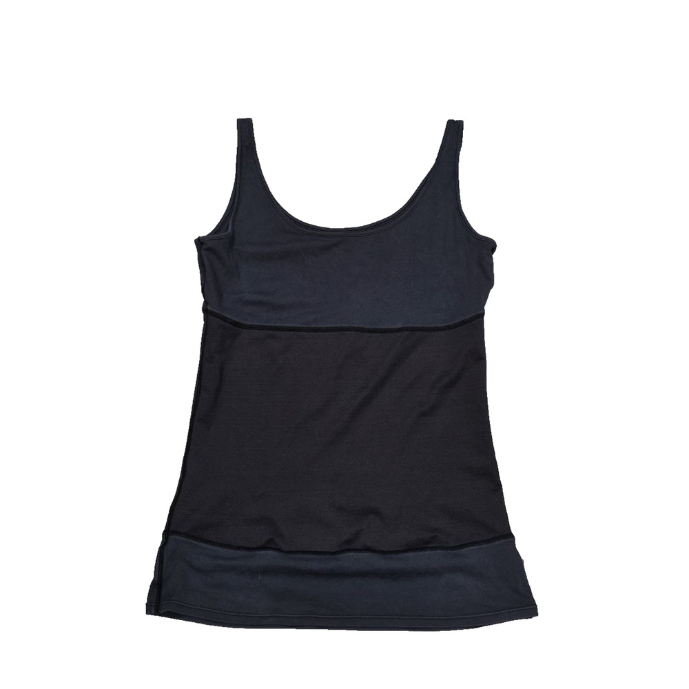 Yummie Womens Boyfriend 3-Panel Shaping Tank Black Size M A003803 - Picture 2 of 6